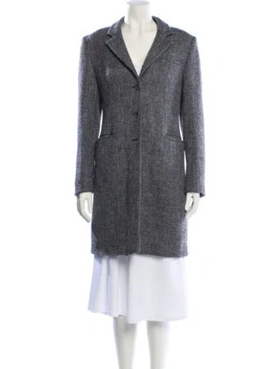 Pre-owned Miu Miu Vintage 1990's Coat In Gray