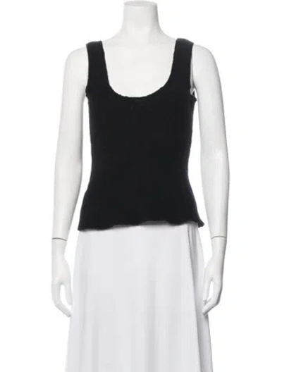 Pre-owned Miu Miu Vintage 1990's Top In Black