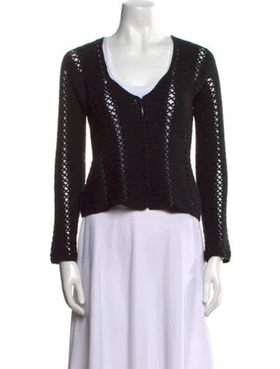 Pre-owned Miu Miu Vintage 1993 Sweater In Black