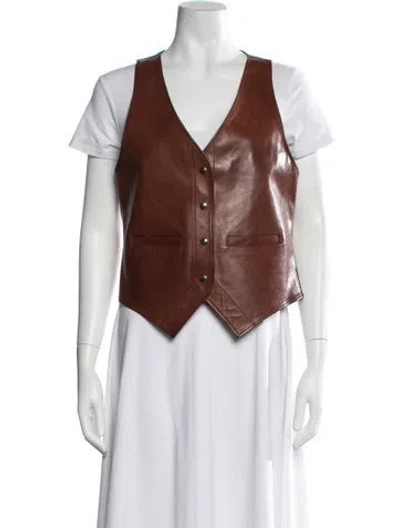 Pre-owned Miu Miu Vintage 1993 Vest In Brown