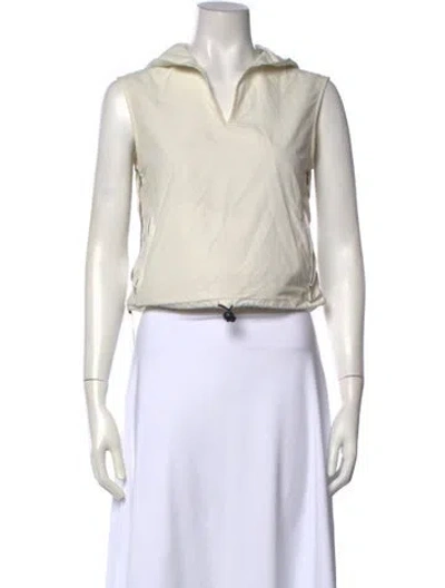Pre-owned Miu Miu Vintage 1999 Hoodie In White