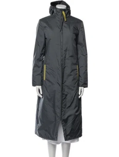 Pre-owned Miu Miu Vintage 1999 Parka In Gray