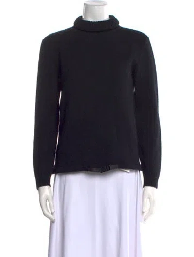 Pre-owned Miu Miu Vintage 1999 Sweater In Black