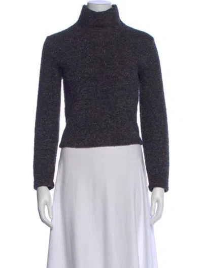 Pre-owned Miu Miu Vintage 1999 Sweater In Gray