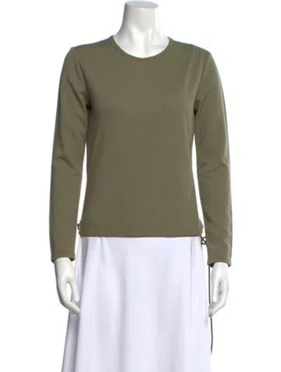 Pre-owned Miu Miu Vintage 1999 Sweatshirt In Green