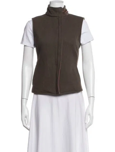 Pre-owned Miu Miu Vintage 1999 Vest In Brown