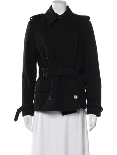 Pre-owned Miu Miu Vintage 2000's Biker Jacket In Black