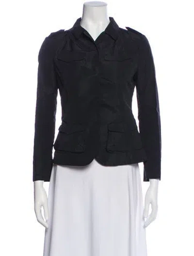 Pre-owned Miu Miu Vintage 2000's Blazer In Black