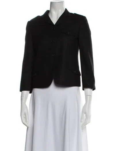 Pre-owned Miu Miu Vintage 2000's Blazer In Black