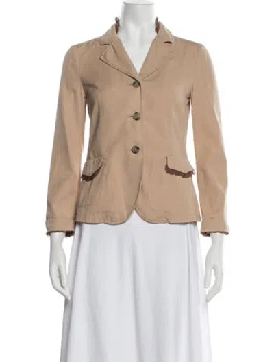 Pre-owned Miu Miu Vintage 2000's Blazer In Neutrals