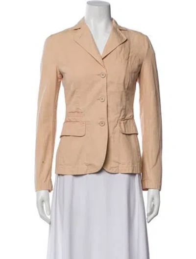 Pre-owned Miu Miu Vintage 2000's Blazer In Orange