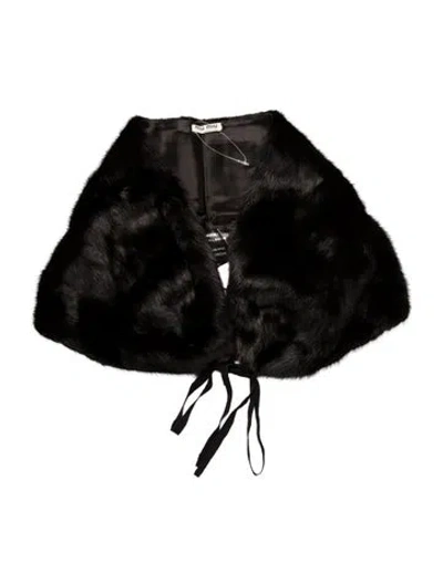 Pre-owned Miu Miu Vintage 2000's Bolero In Black