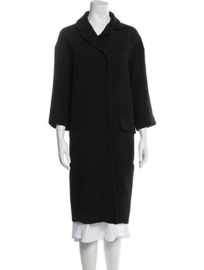 Pre-owned Miu Miu Vintage 2000's Coat In Black
