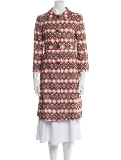 Pre-owned Miu Miu Vintage 2000's Coat In Multi