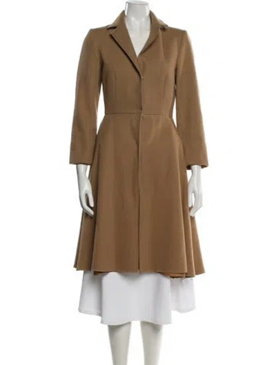 Pre-owned Miu Miu Vintage 2000 Coat In Neutral