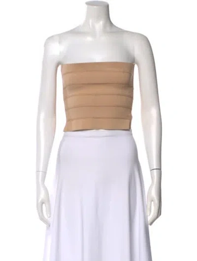 Pre-owned Miu Miu Vintage 2000's Crop Top In Neutral