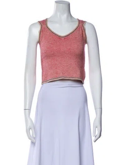 Pre-owned Miu Miu Vintage 2000's Crop Top In Pink