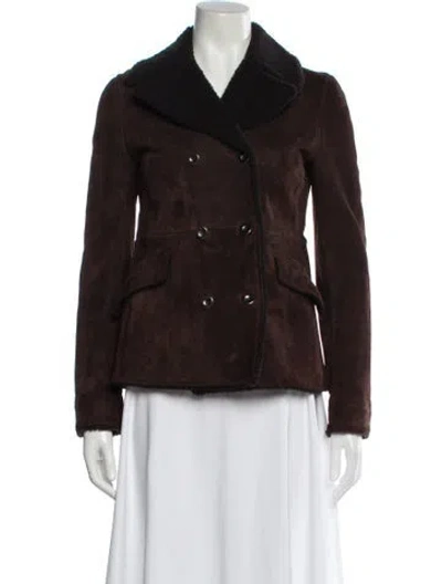 Pre-owned Miu Miu Vintage 2000's Evening Jacket In Brown