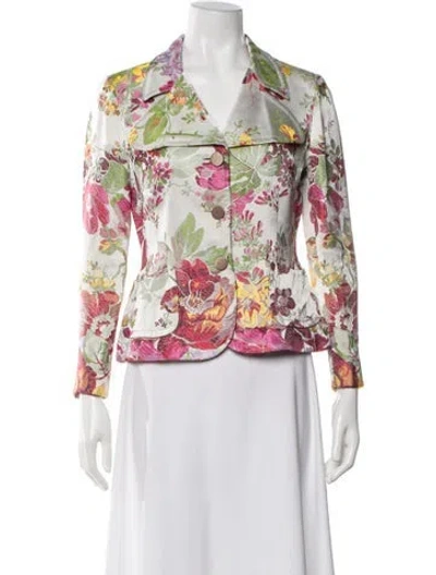 Pre-owned Miu Miu Vintage 2000's Evening Jacket In White