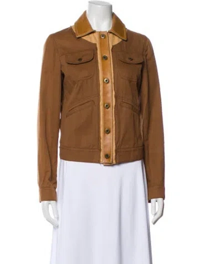 Pre-owned Miu Miu Vintage 2000's Jacket In Brown