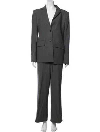 Pre-owned Miu Miu Vintage 2000's Pantsuit In Grey