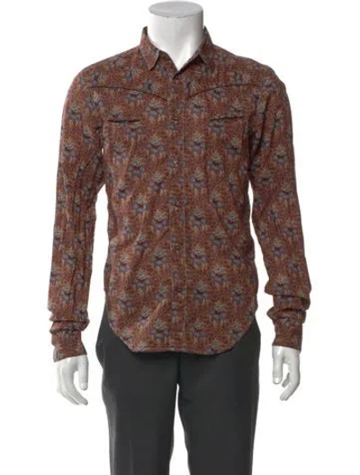 Pre-owned Miu Miu Vintage 2000's Shirt In Brown