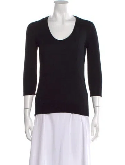 Pre-owned Miu Miu Vintage 2000's Sweater In Black