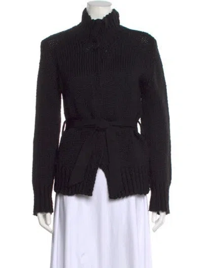 Pre-owned Miu Miu Vintage 2000's Sweater In Black