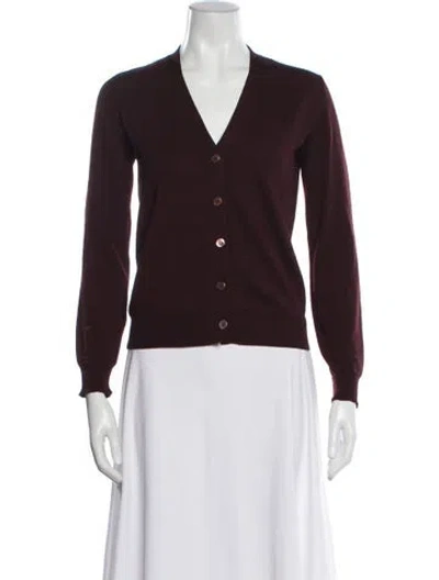 Pre-owned Miu Miu Vintage 2000's Sweater In Burgundy