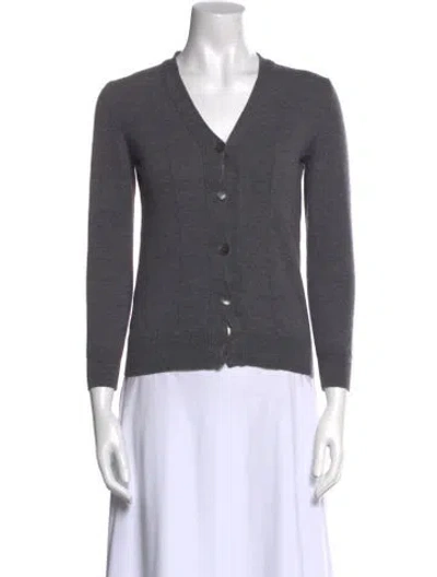 Pre-owned Miu Miu Vintage 2000's Sweater In Gray