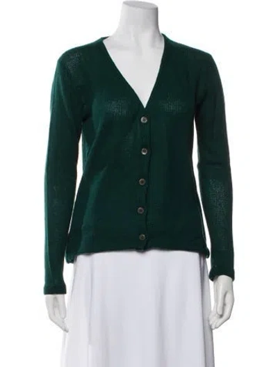 Pre-owned Miu Miu Vintage 2000's Sweater In Green