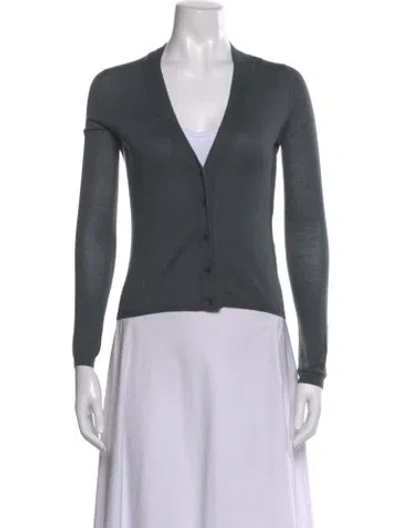 Pre-owned Miu Miu Vintage 2000's Sweater In Grey