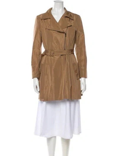 Pre-owned Miu Miu Vintage 2000's Trench Coat In Neutral
