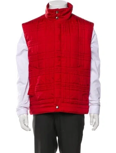 Pre-owned Miu Miu Vintage 2000's Vest In Red