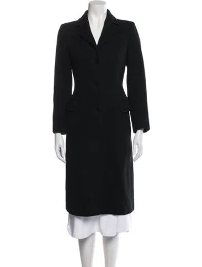 Pre-owned Miu Miu Vintage 2001 Coat In Black