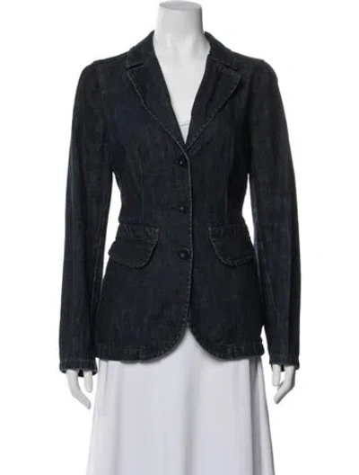 Pre-owned Miu Miu Vintage 2001 Denim Jacket In Blue