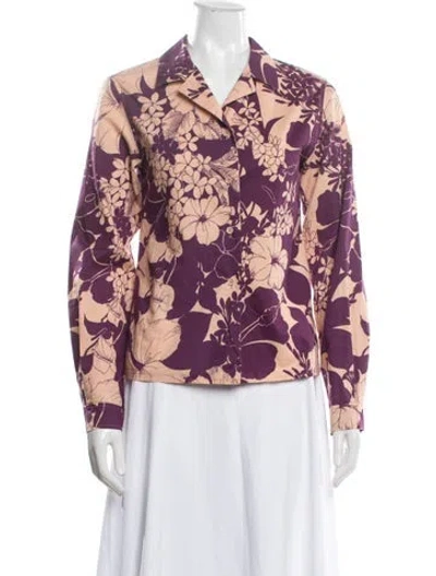 Pre-owned Miu Miu Vintage 2003 Blouse In Purple