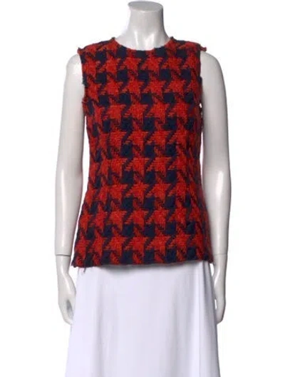 Pre-owned Miu Miu Vintage 2003 Top In Red