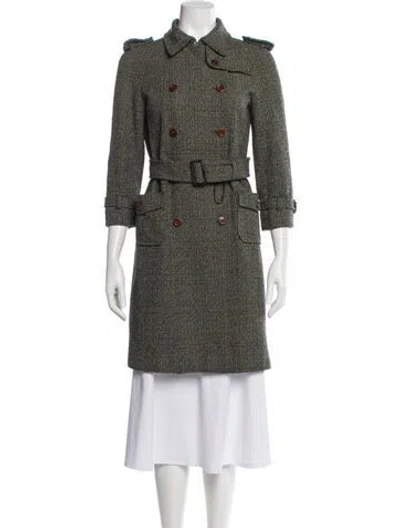 Pre-owned Miu Miu Vintage 2004 Trench Coat In Multi