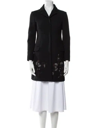 Pre-owned Miu Miu Vintage 2005 Coat In Black