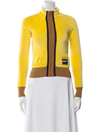 Pre-owned Miu Miu Vintage 2005 Jacket In Yellow