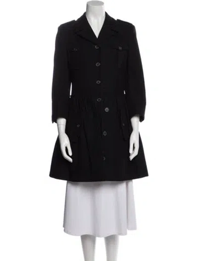 Pre-owned Miu Miu Vintage 2006 Coat In Black