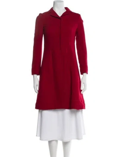 Pre-owned Miu Miu Vintage 2006 Coat In Red