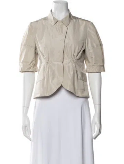 Pre-owned Miu Miu Vintage 2006 Jacket In Neutral