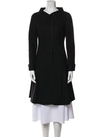 Pre-owned Miu Miu Vintage 2006 Trench Coat In Black