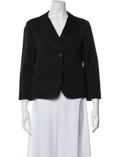 Pre-owned Miu Miu Vintage 2007 Blazer In Black