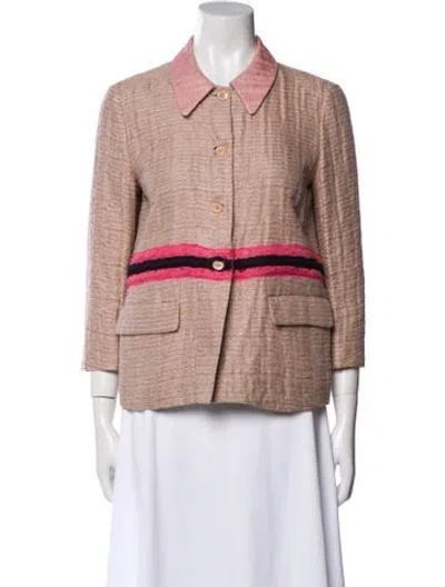 Pre-owned Miu Miu Vintage 2007 Blazer In Pink
