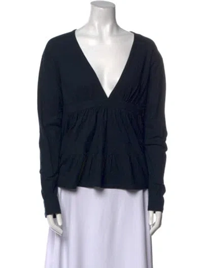 Pre-owned Miu Miu Vintage 2007 Blouse W/ Tags In Blue