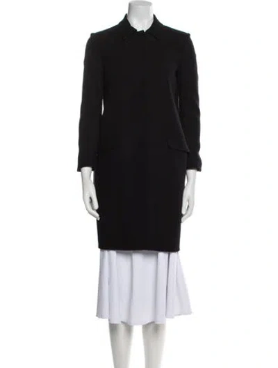 Pre-owned Miu Miu Vintage 2007 Coat In Black