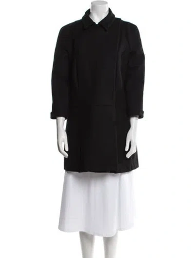 Pre-owned Miu Miu Vintage 2007 Coat In Black